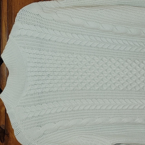 Banana Republic Women's Cream Turtleneck Sweater Dress - Picture 6 of 7